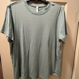 Lululemon All Yours Tee Boyfriend Tee Size 6 Seafoam Green Color